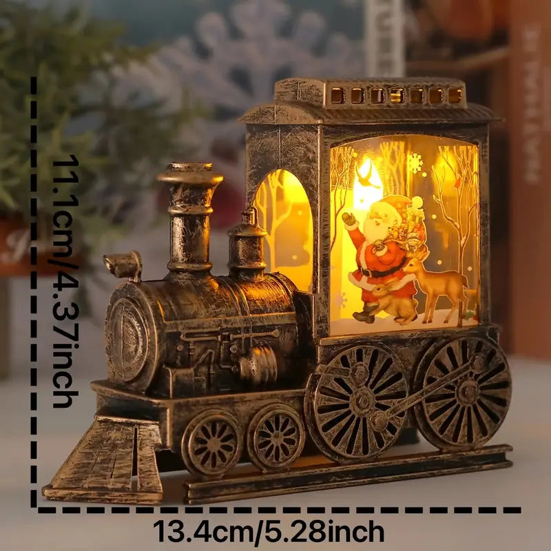 3D Christmas Train Night Light Decoration