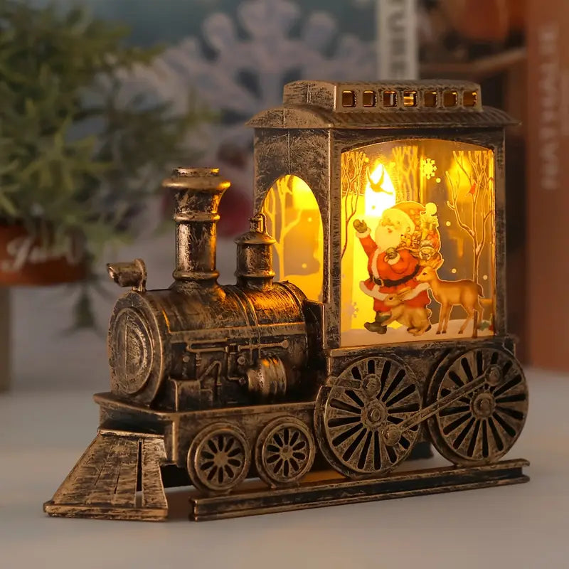 3D Christmas Train Night Light Decoration
