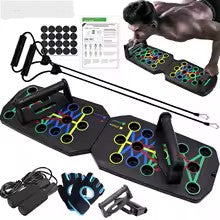 Multifunctional Home and Gym Push-Up Board - Ergonomic Push-Up Board for Chest and Shoulder Strength, Improves Posture, Enhances Overall Fitness - Home Fitness Equipment  |16 Push-Up Training Positions