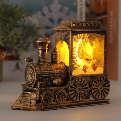3D Christmas Train Night Light Decoration
